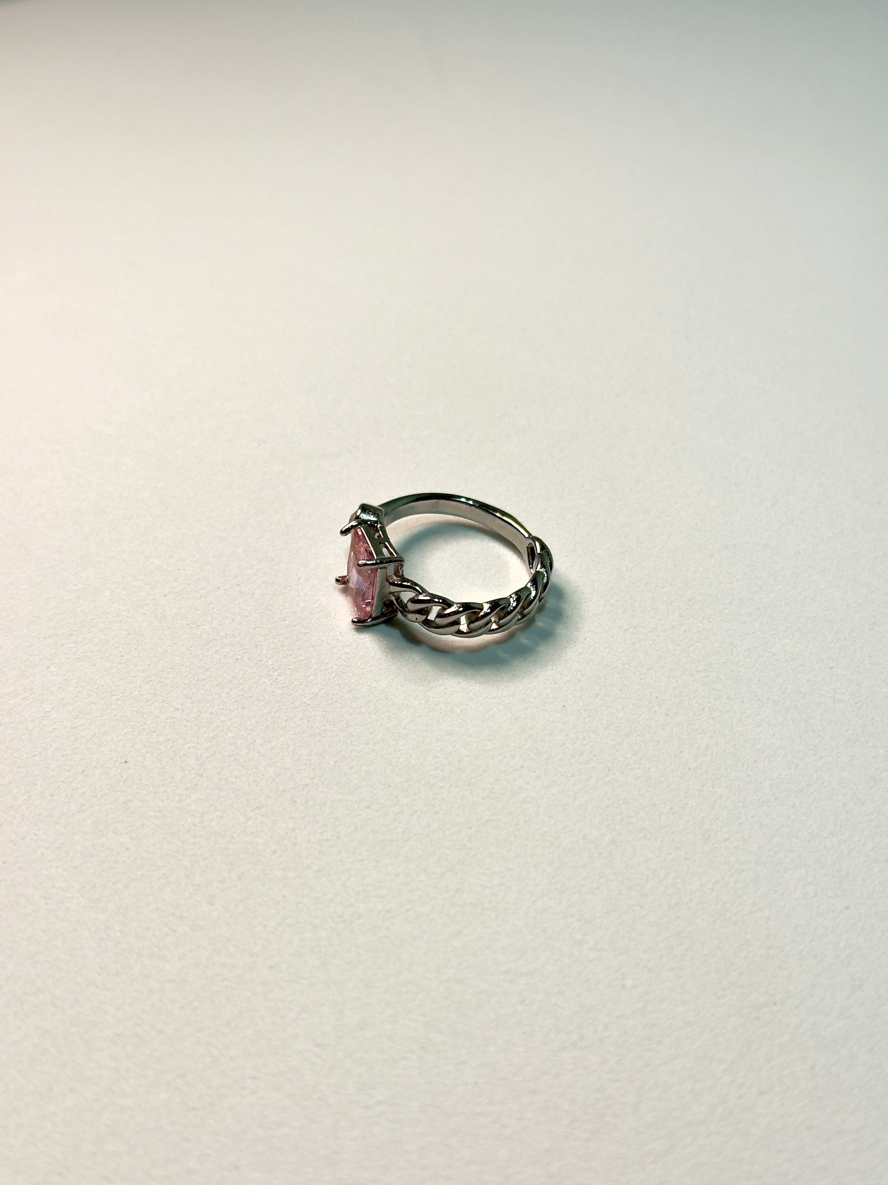 Anel Pedra em Rosa CHECK