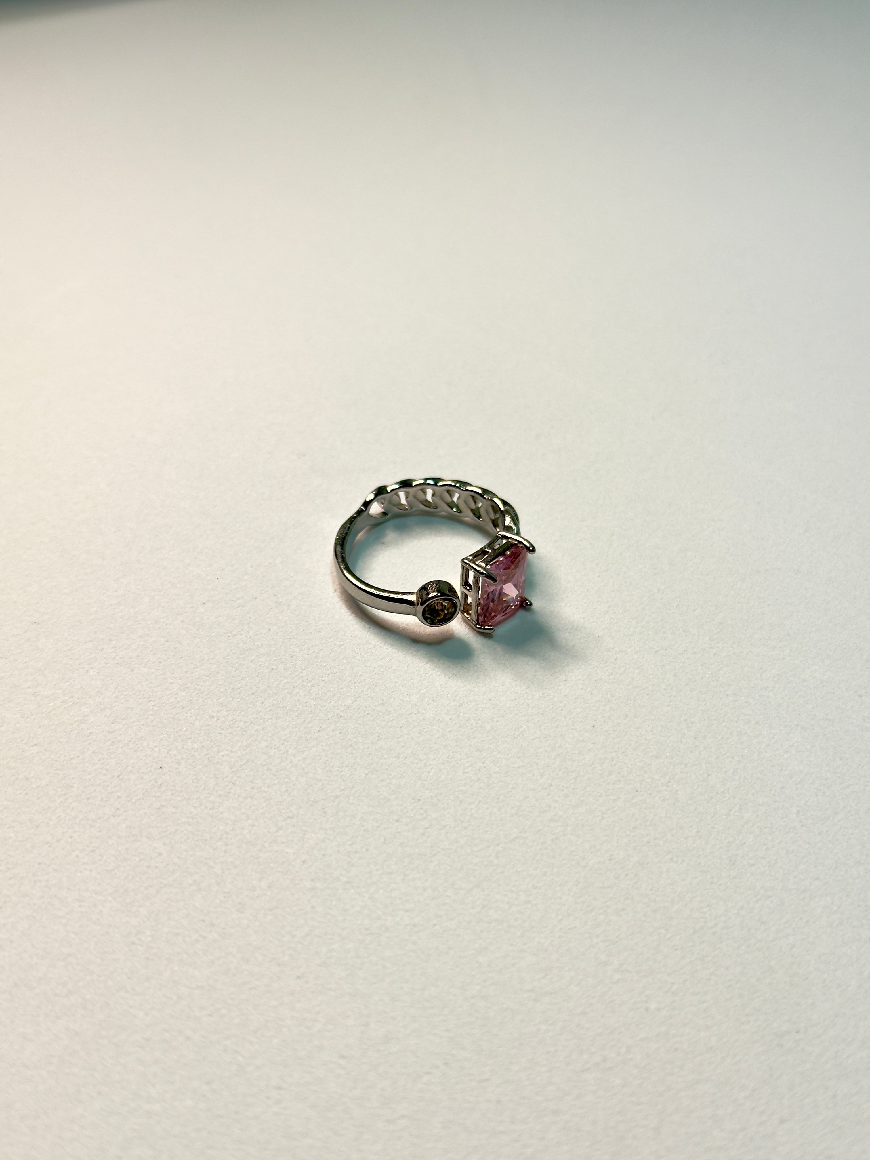 Anel Pedra em Rosa CHECK