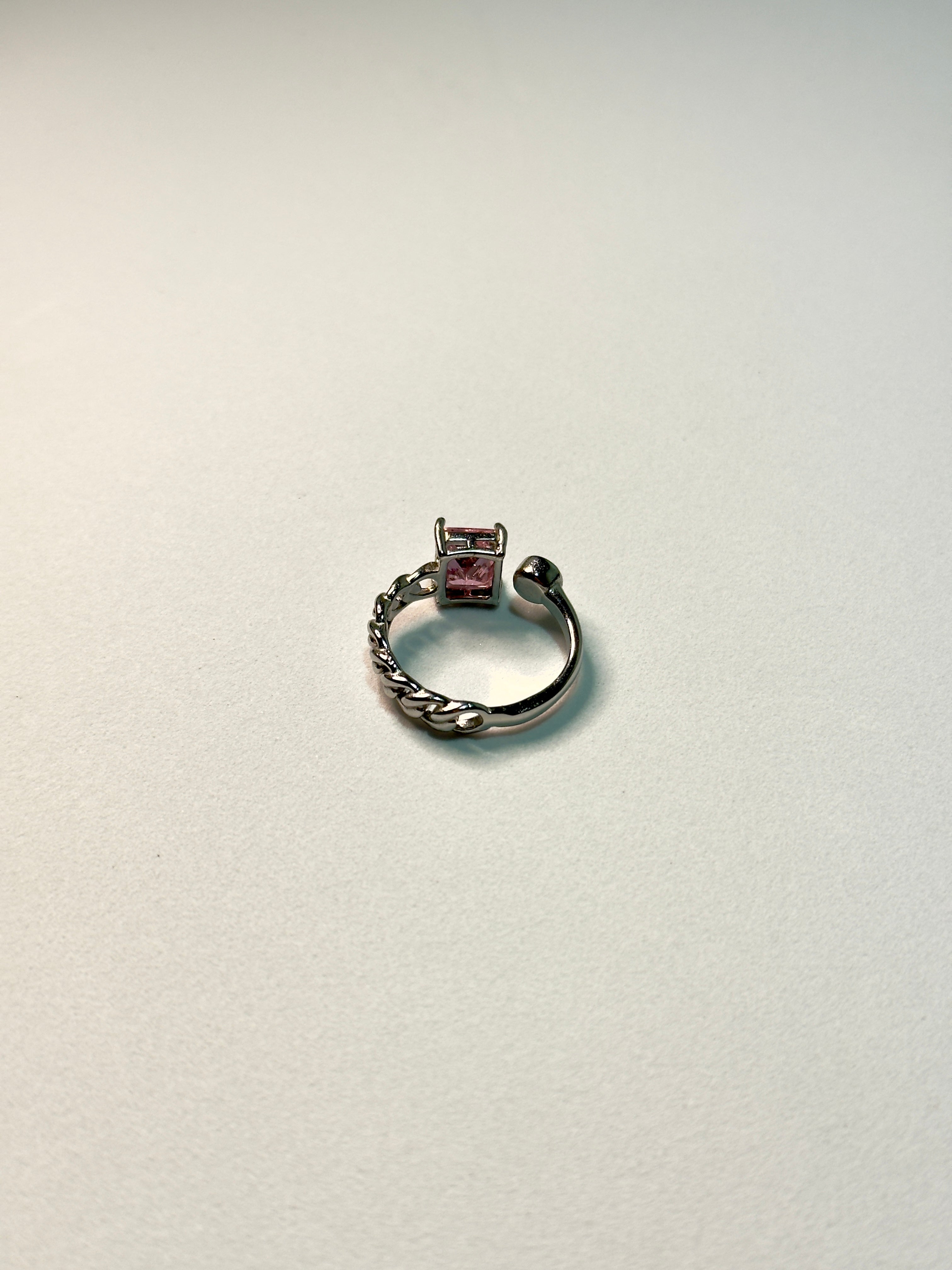 Anel Pedra em Rosa CHECK