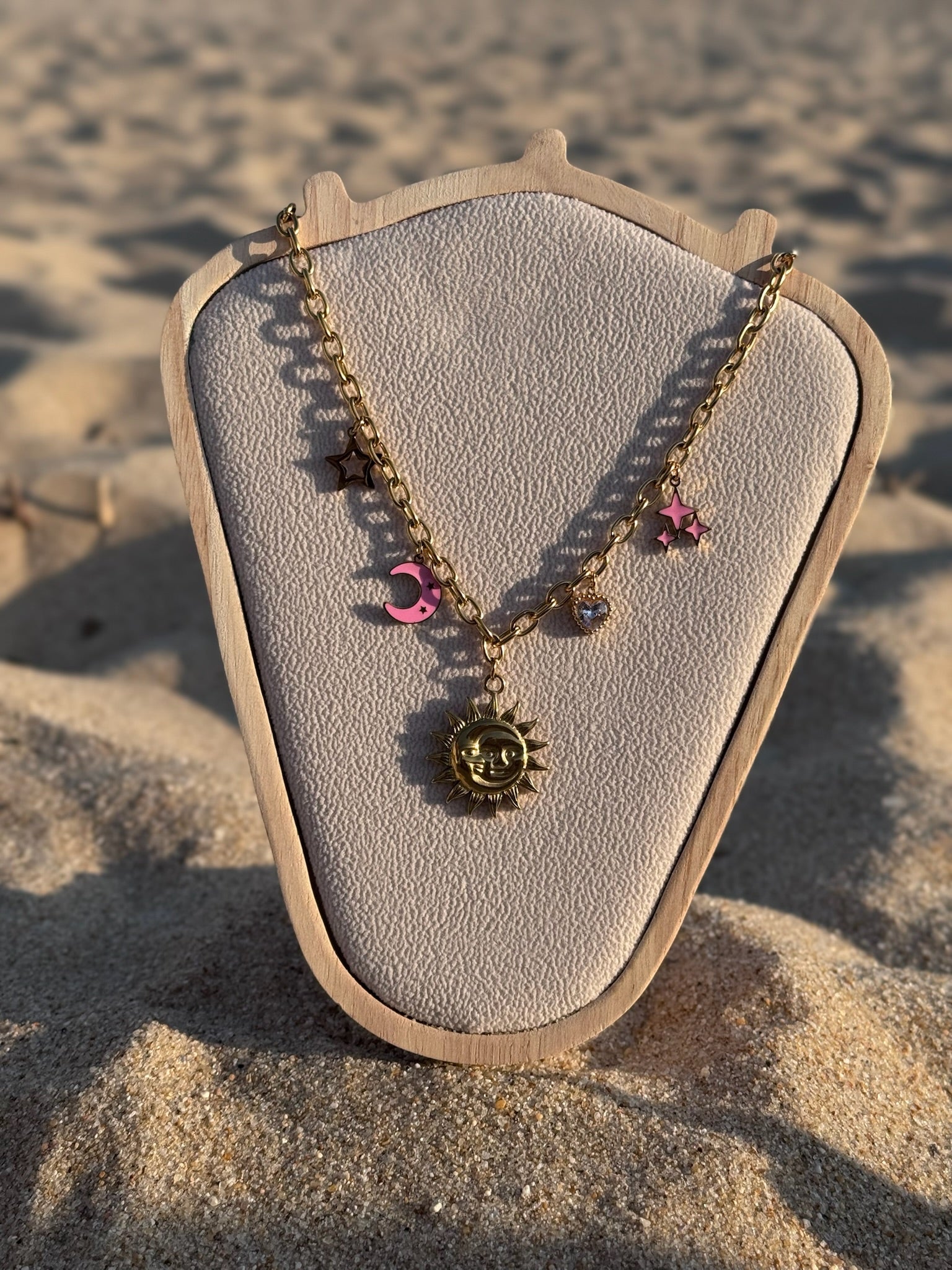 Colar Sol D'OURO CHECK