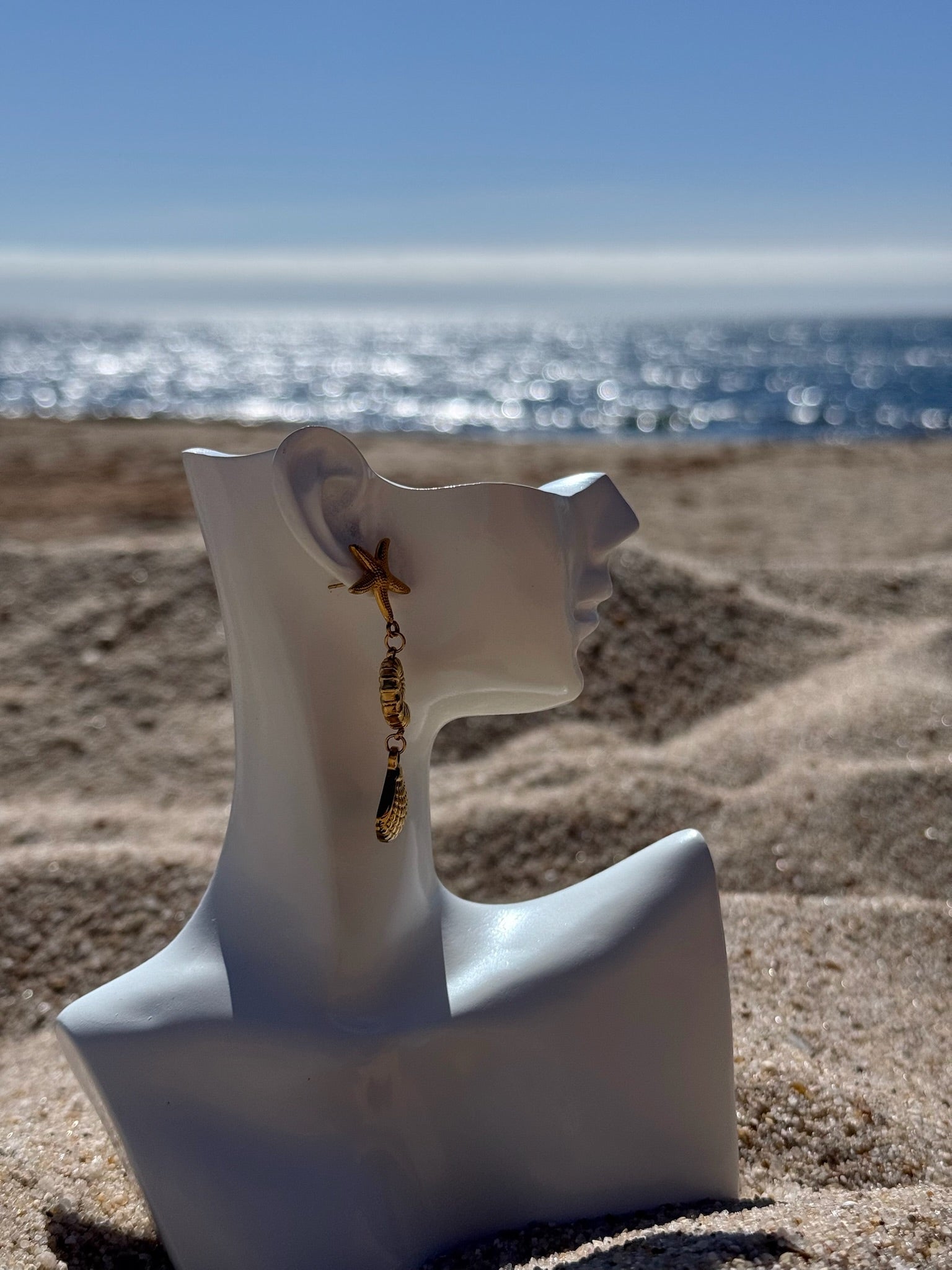 Brincos Onda Dourada CHECK