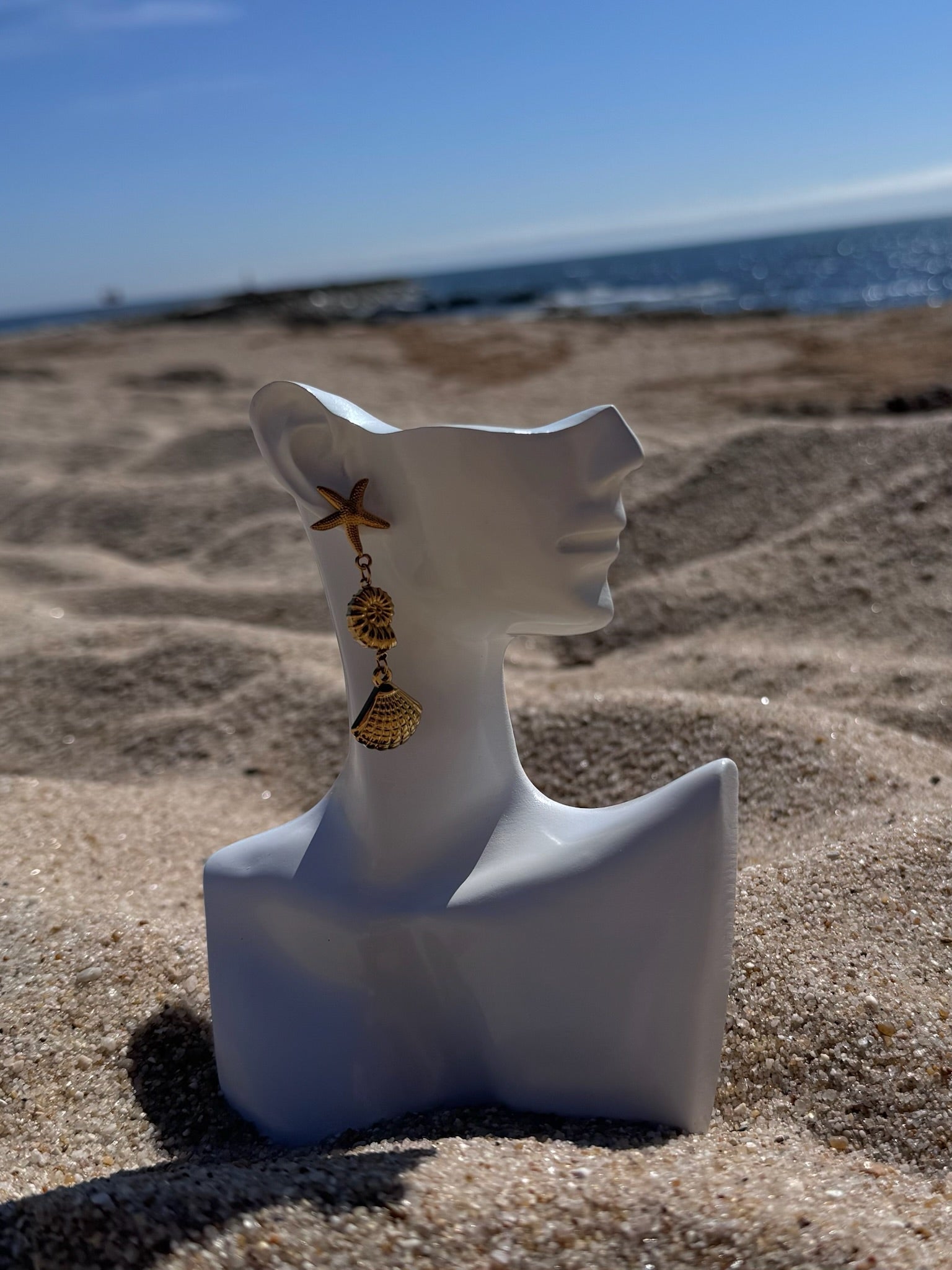 Brincos Onda Dourada CHECK