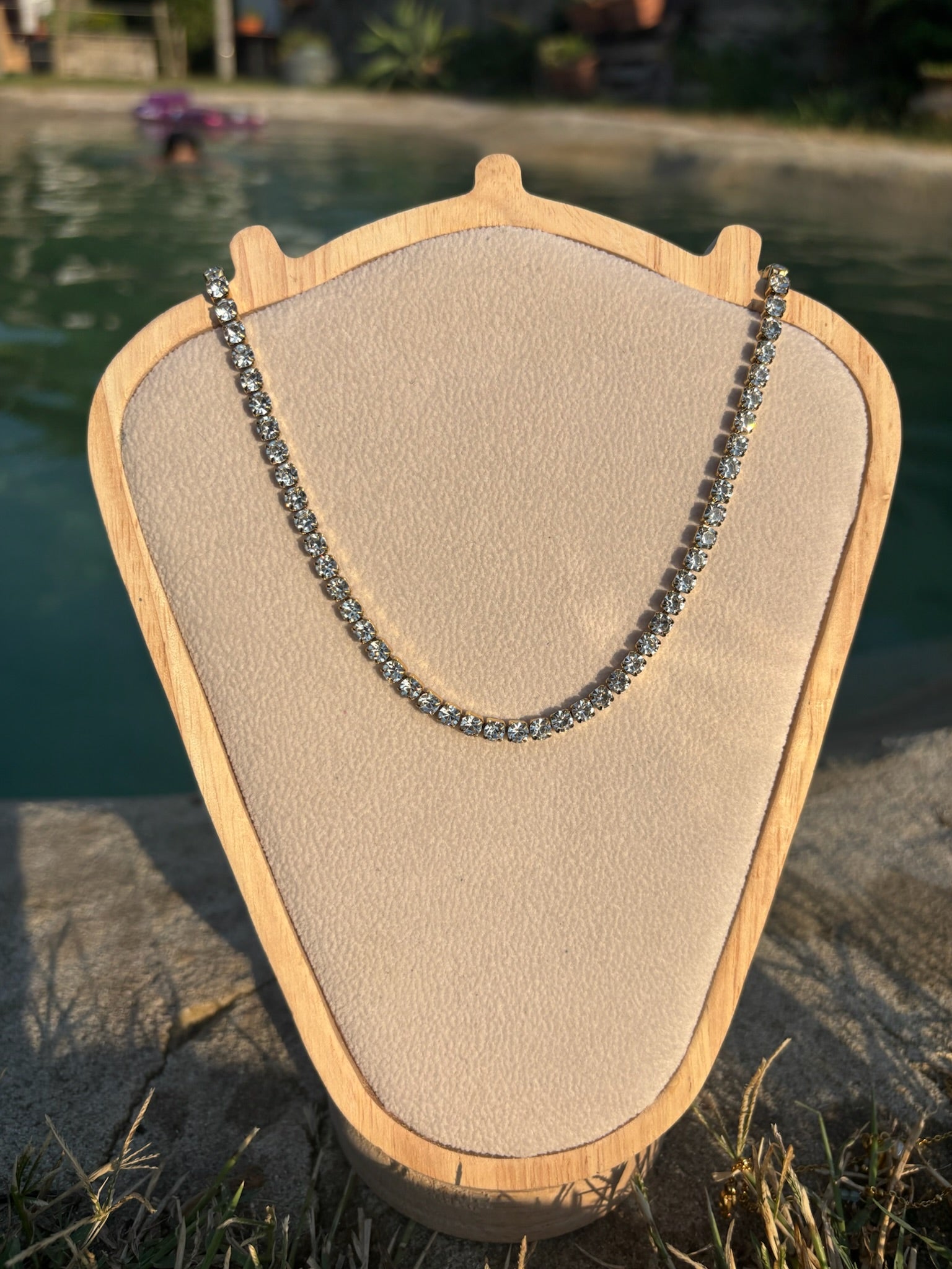 colar Amarilis dourado P