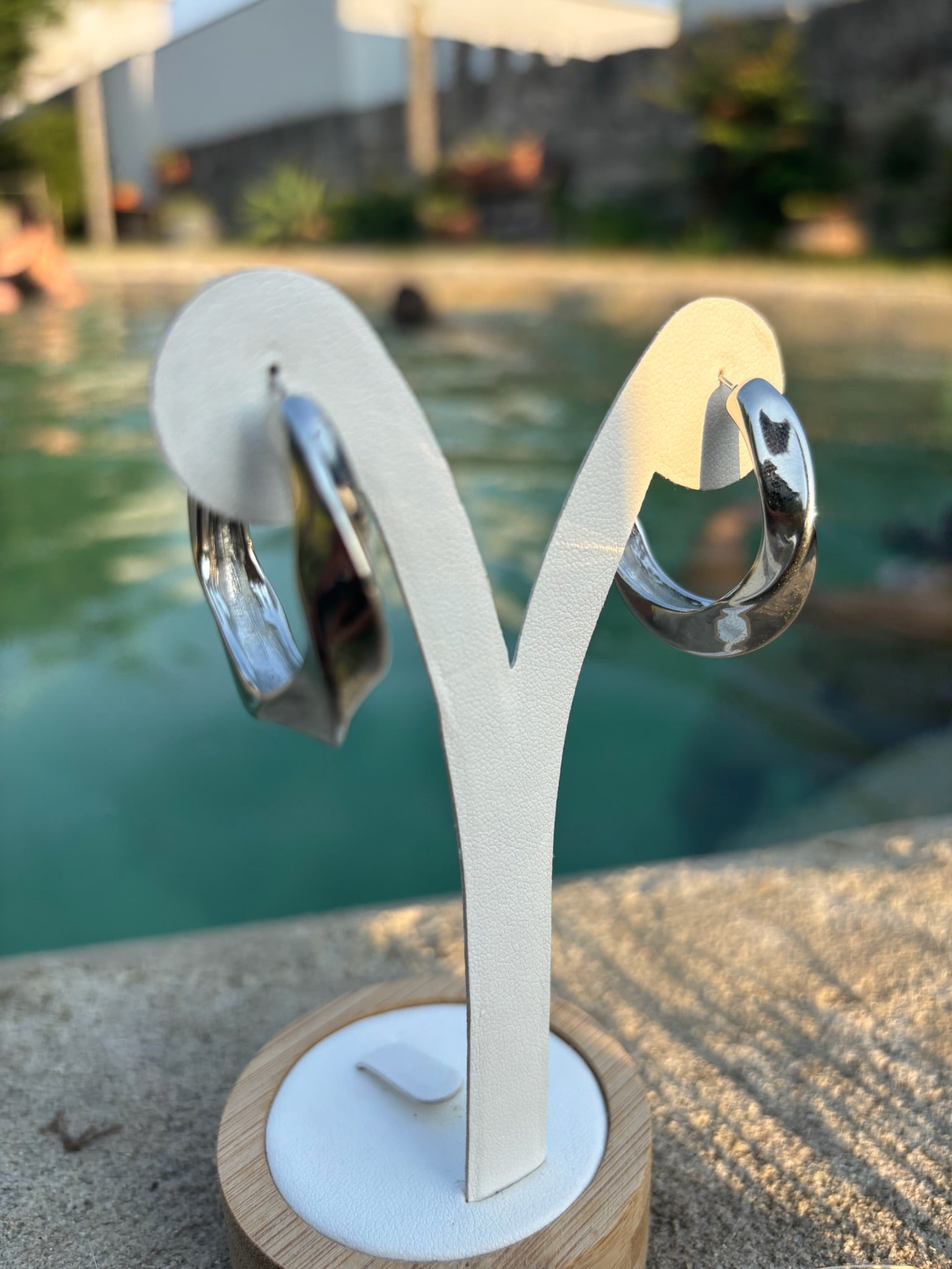 Brincos Serena Prateados CHECK