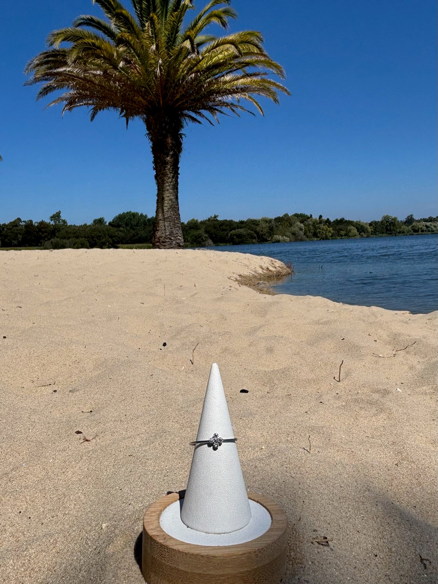 Anel de mindinho Trevo  CHECK