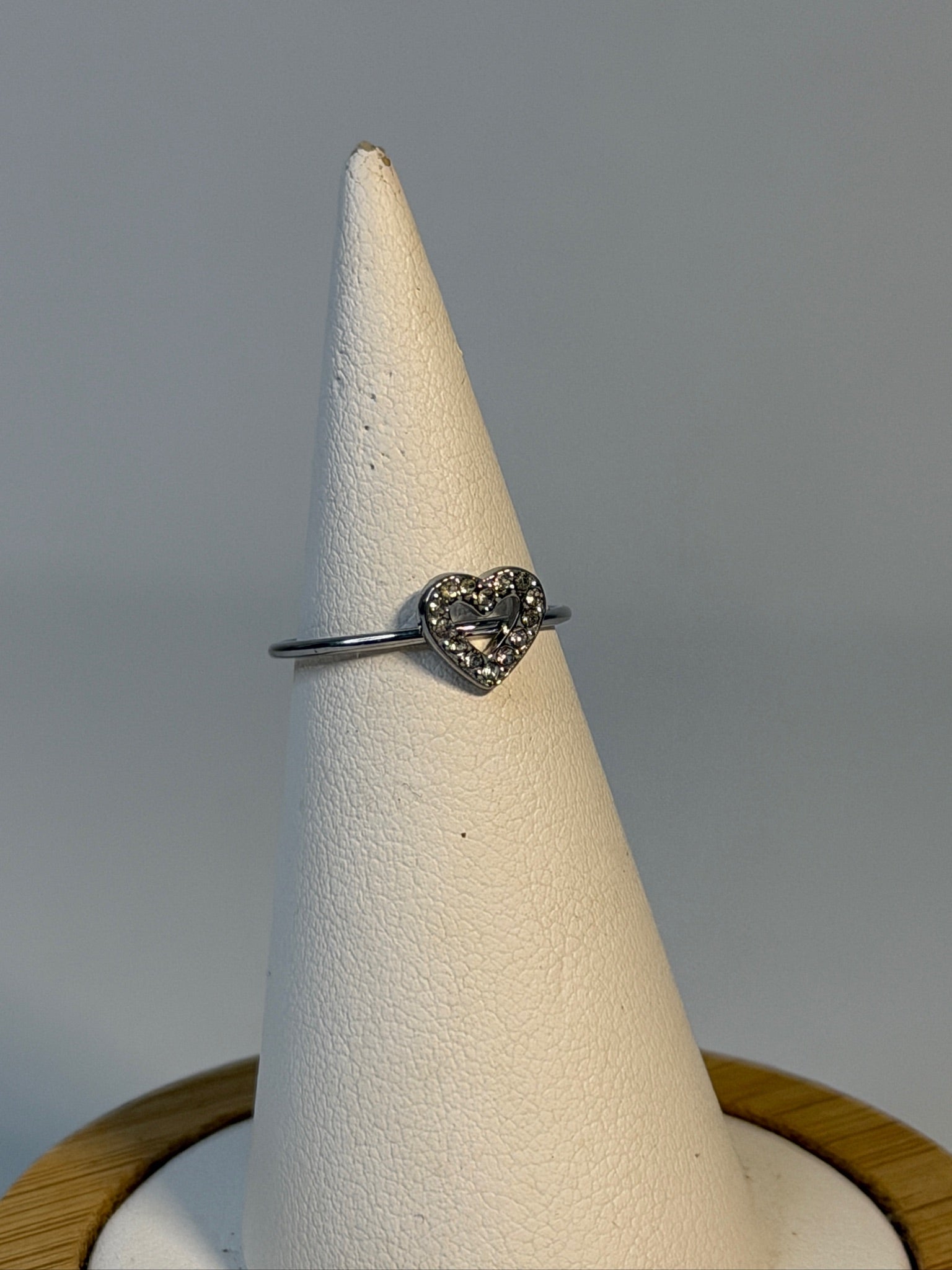 Anel Mindinho Coração Zaia Jewelry