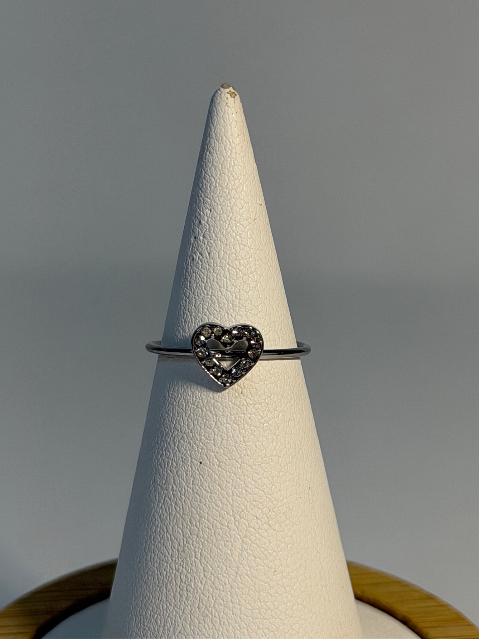 Anel Mindinho Coração Zaia Jewelry
