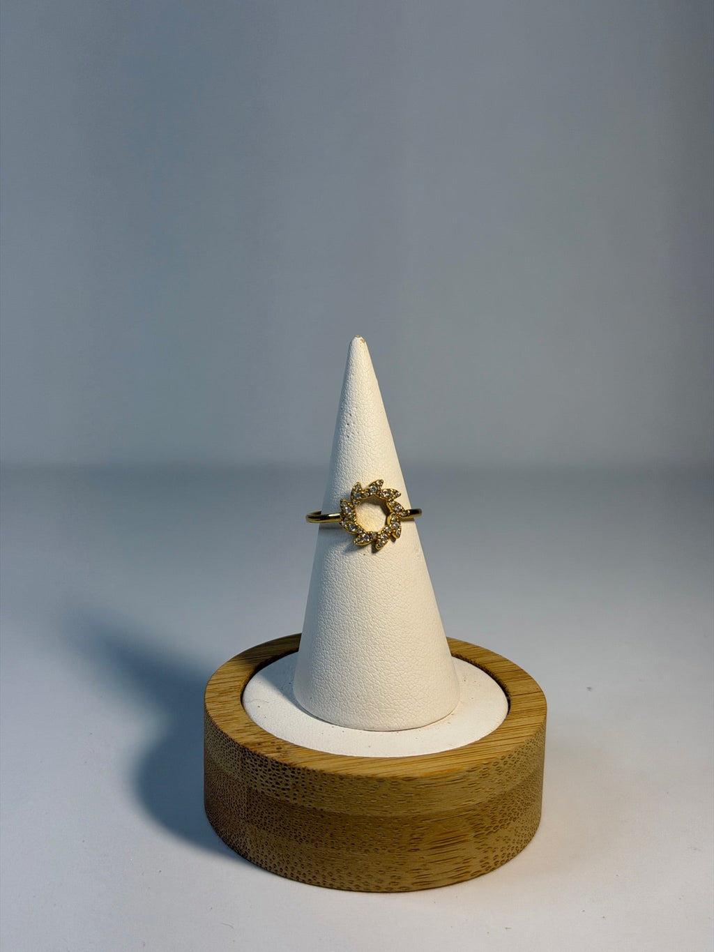 Anel Cira Dourado Zaia Jewelry