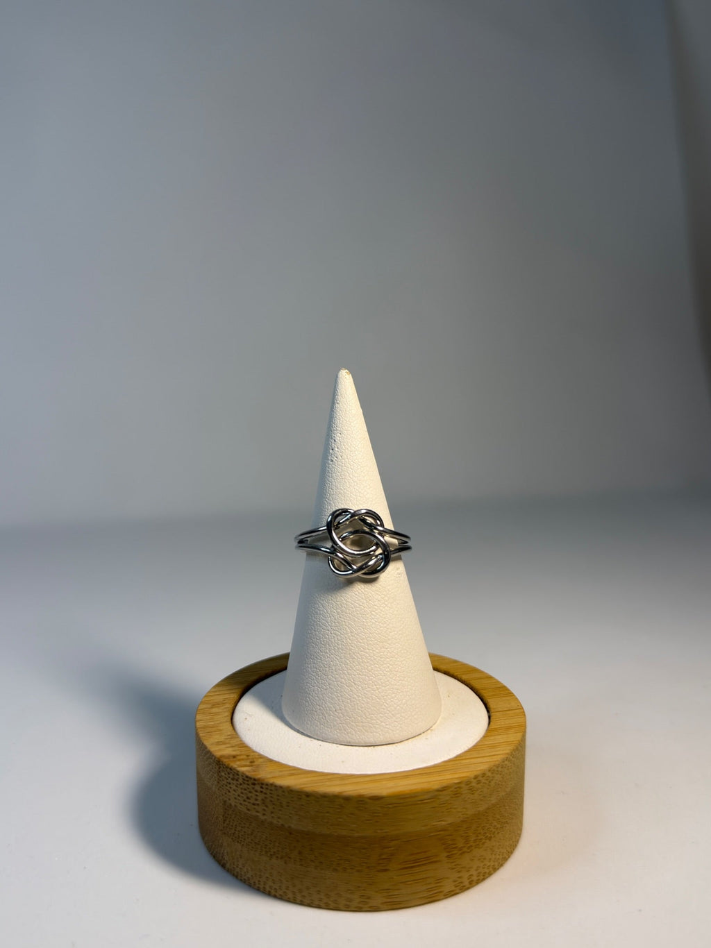 Anel Nó Prateado Zaia Jewelry