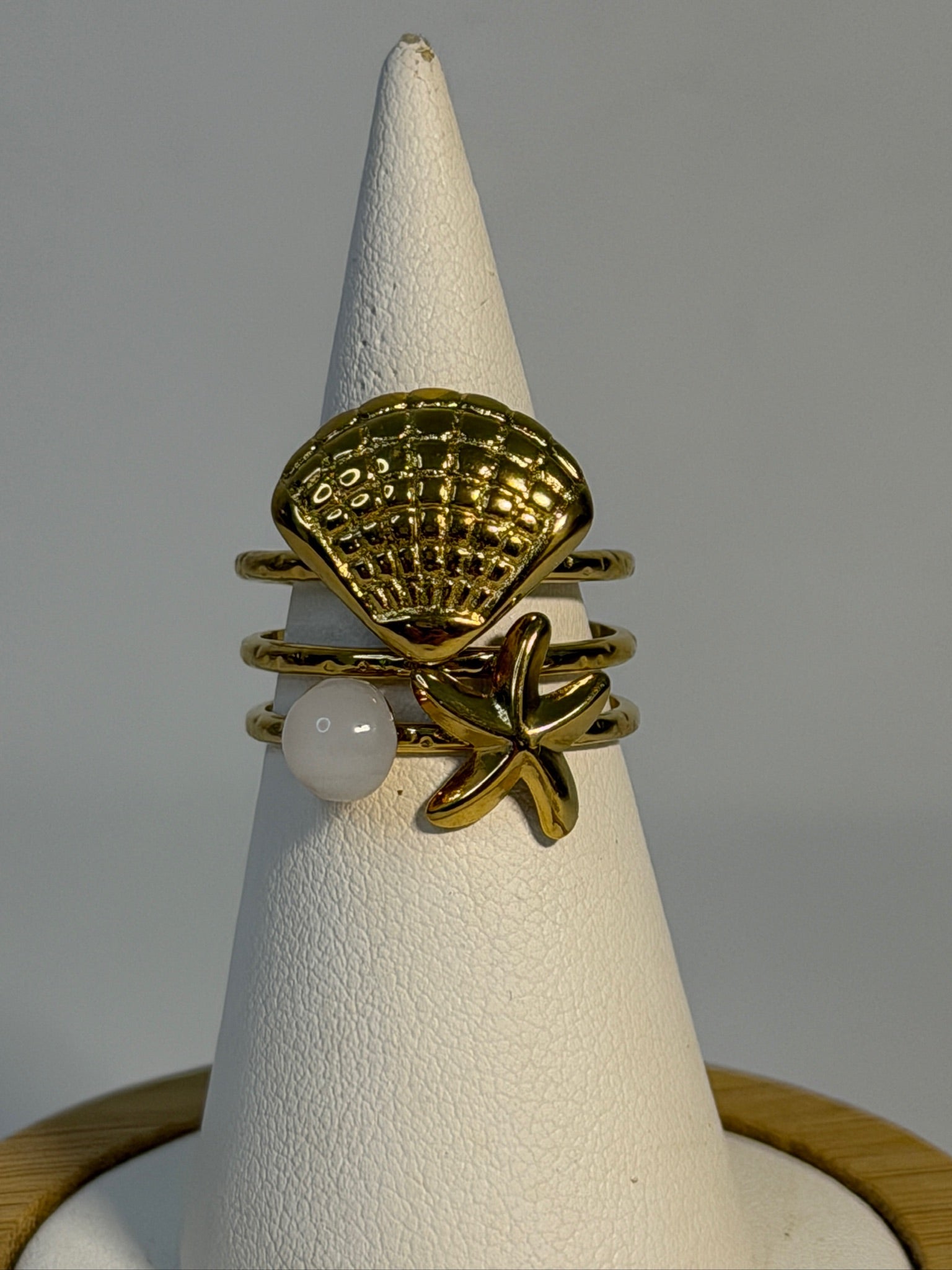 Anel Trio d’Verao Zaia Jewelry