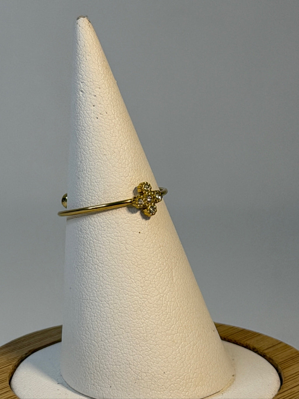 Anel Sentidos Dourado Zaia Jewelry