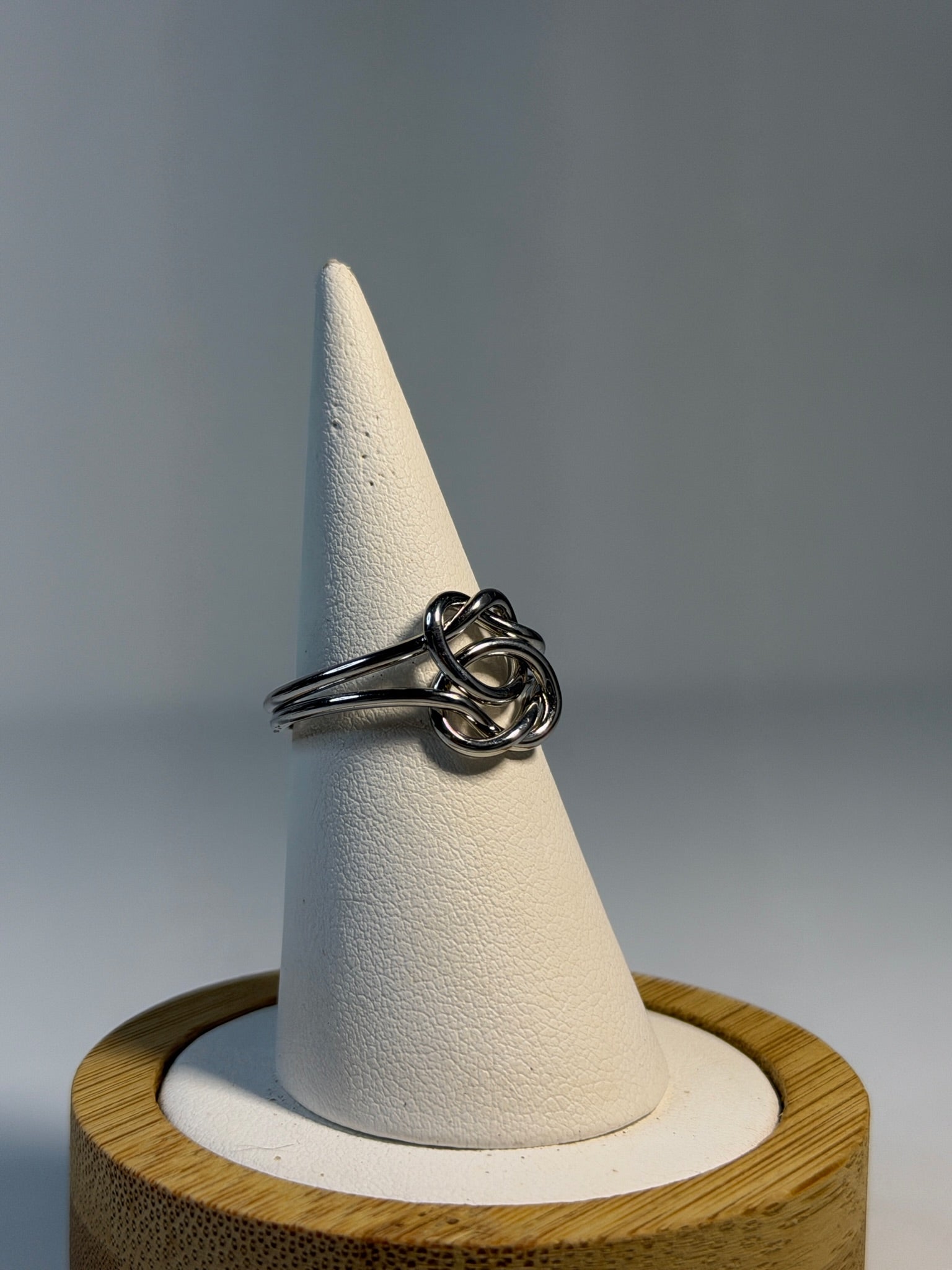 Anel Nó Prateado Zaia Jewelry