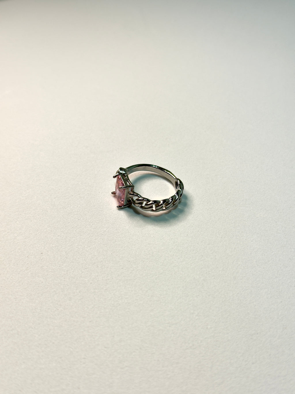 Anel Pedra em Rosa CHECK