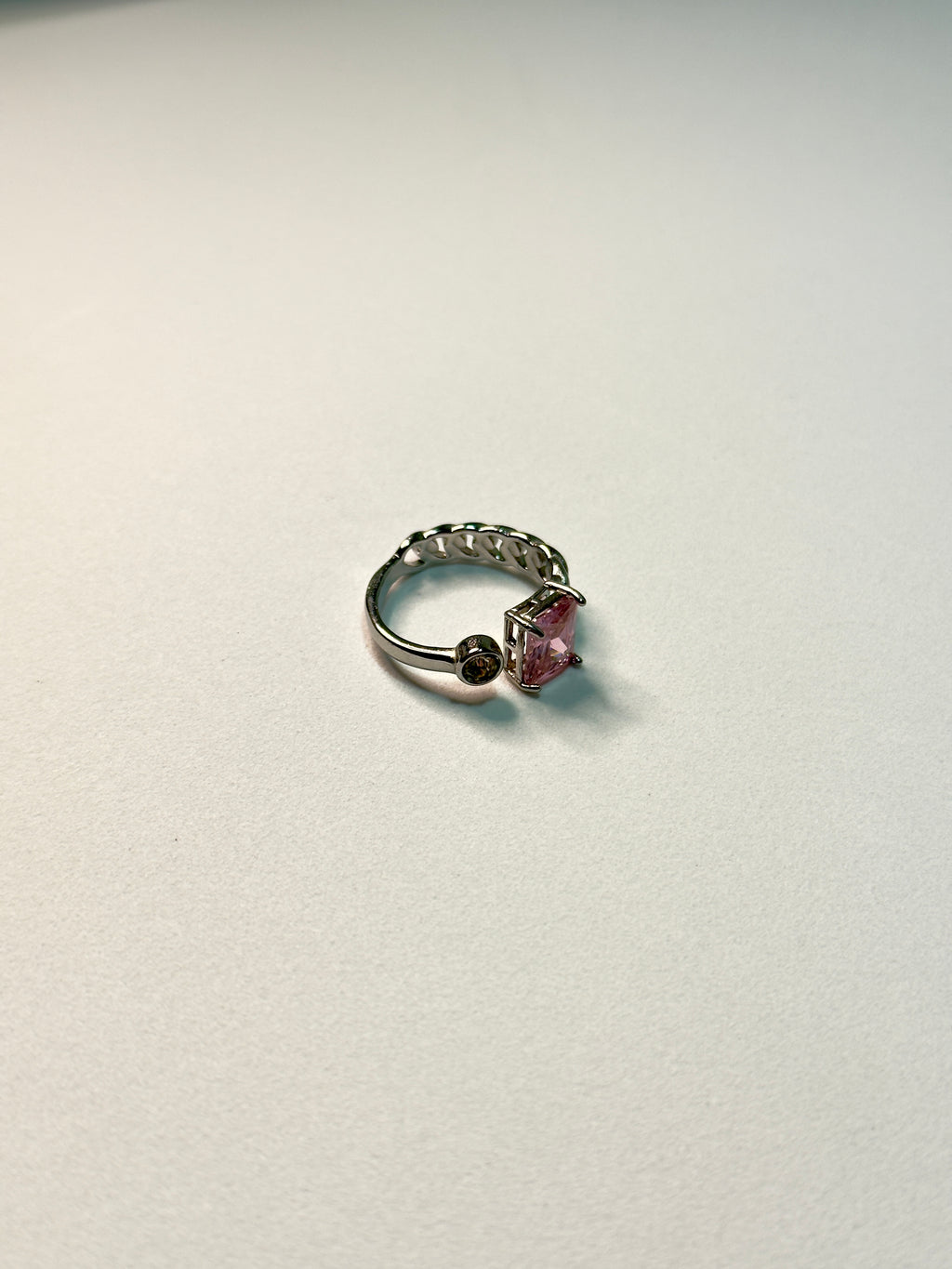 Anel Pedra em Rosa CHECK