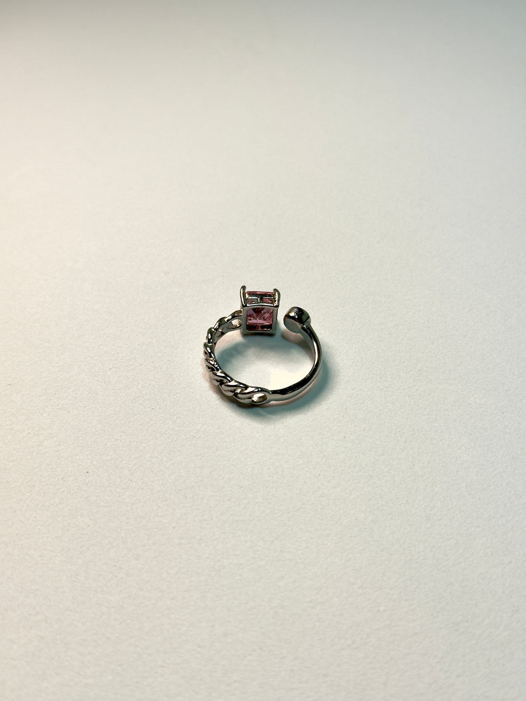 Anel Pedra em Rosa CHECK