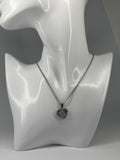 Colar Rosa Prateado Zaia Jewelry