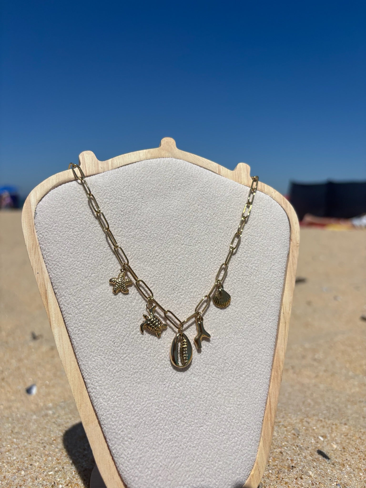 Colar Areia Dourada