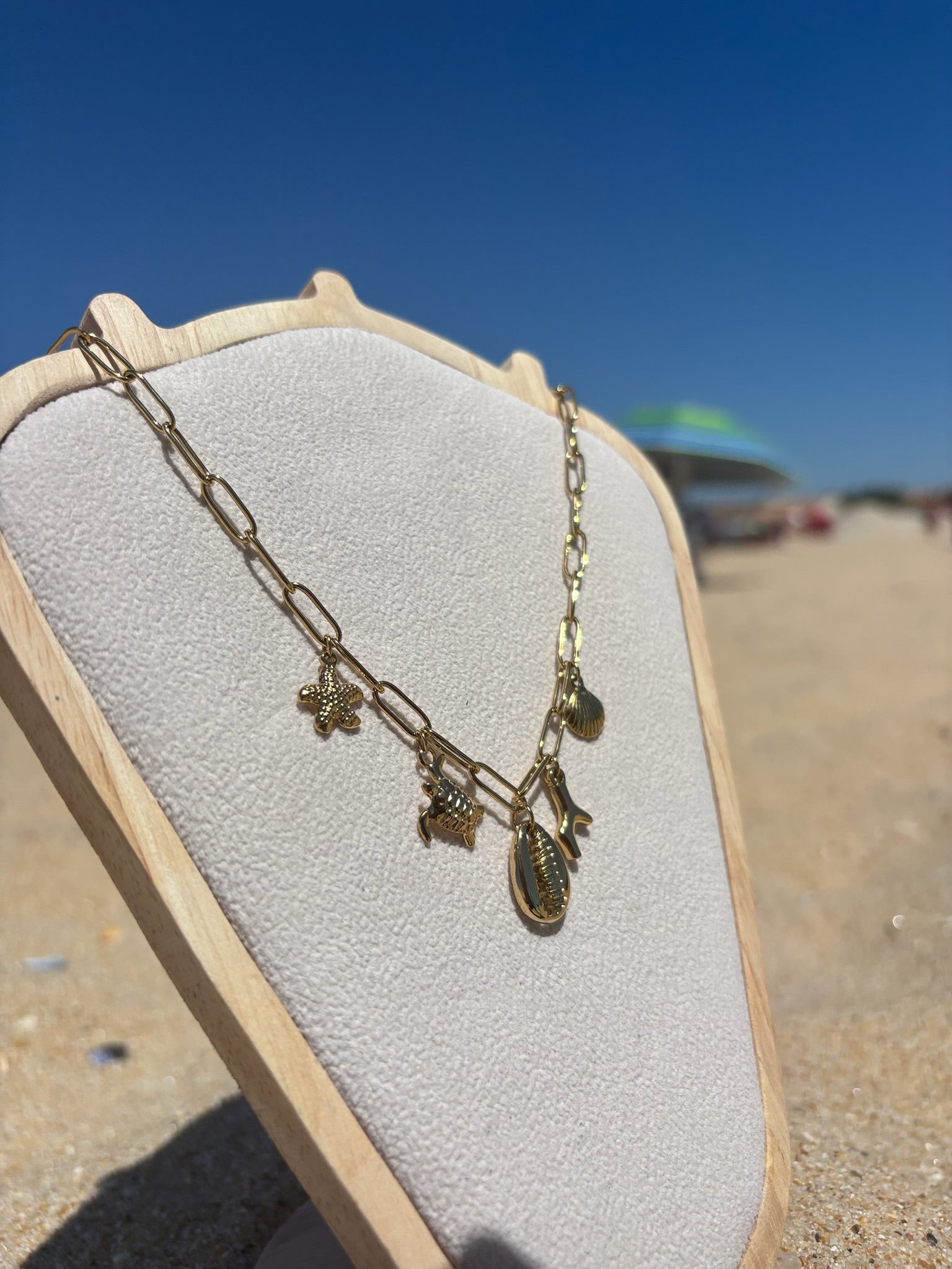 Colar Areia Dourada