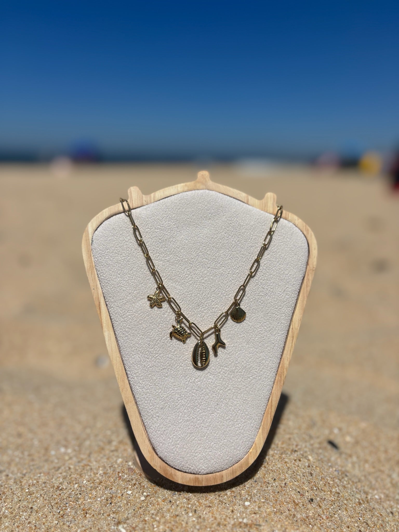 Colar Areia Dourada